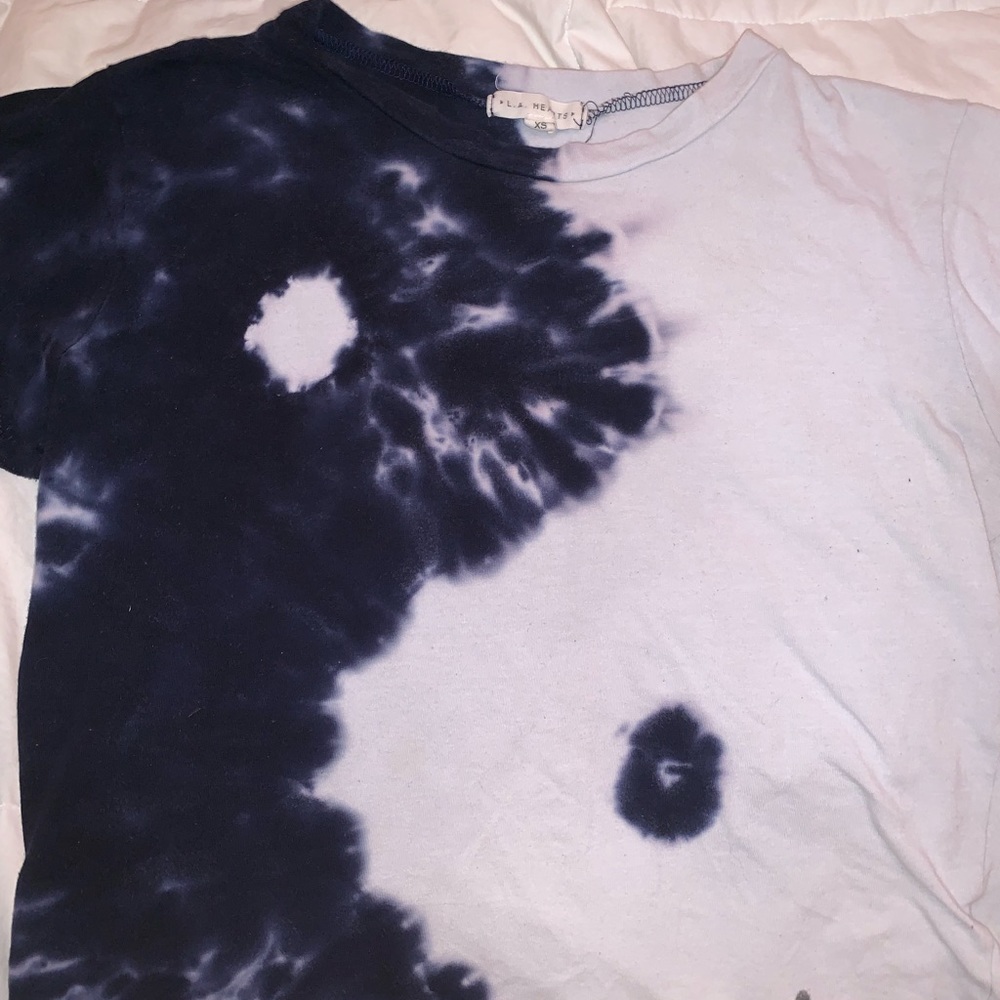 Ying Yang tie dye tee